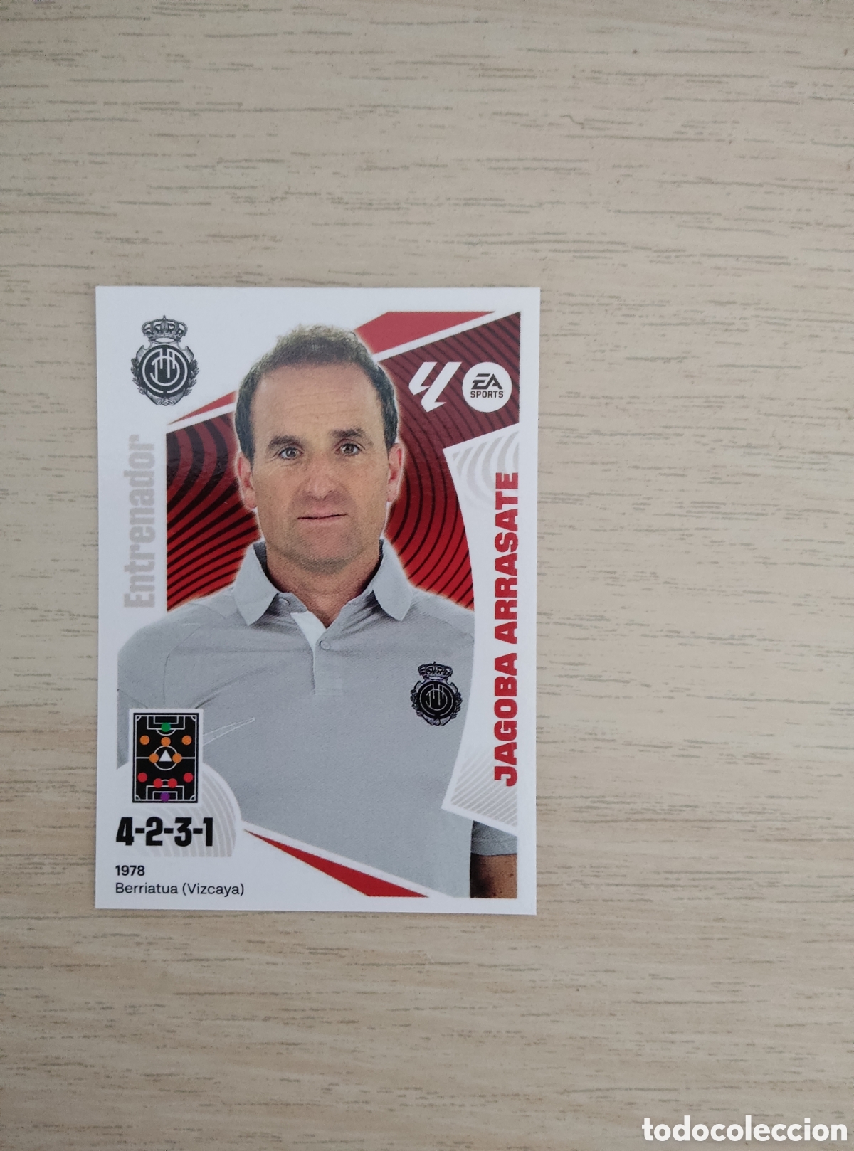 Cromos de f&uacute;tbol: 2 JAGOBA ARRASATE MALLORCA LIGA ESTE 2024 2025
