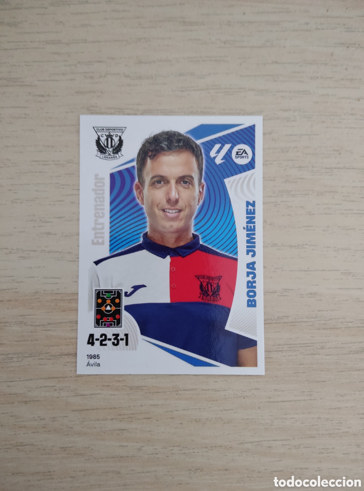 Cromos de f&uacute;tbol: 2 BORJA JIM&Eacute;NEZ LEGAN&Eacute;S LIGA ESTE 2024 2025