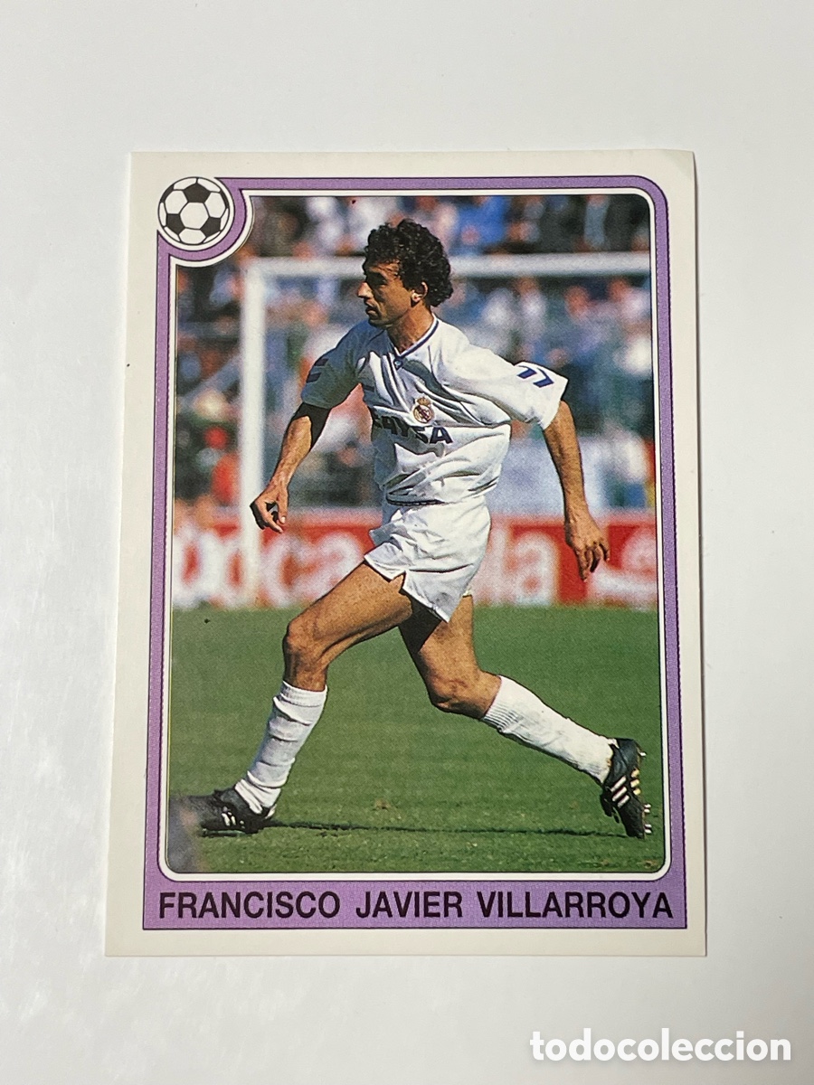 Cromos de f&uacute;tbol: Francisco Javier Villarroya Real Madrid Panini 92/93 #104