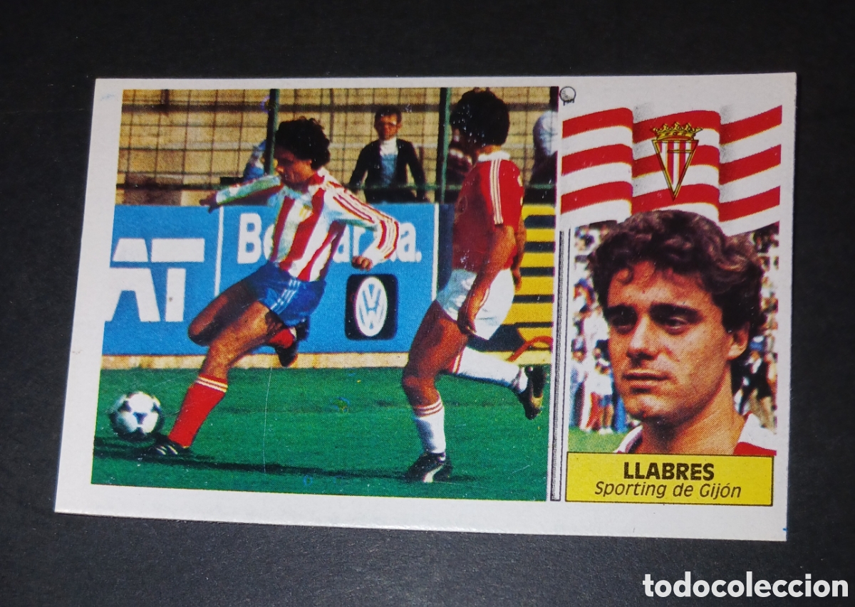 Cromos de f&uacute;tbol: Cromo Llabres (BAJA) - Sporting de Gijon - Ediciones Este Liga 1986/1987 (86-87) - Nuevo Sin Pegar