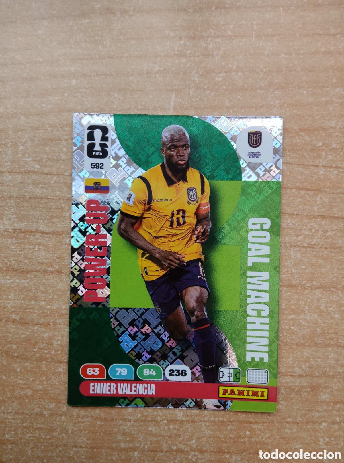 Cromos de f&uacute;tbol: 592 ENNER VALENCIA ECUADOR ADRENALYN XL MUNDIAL 2026