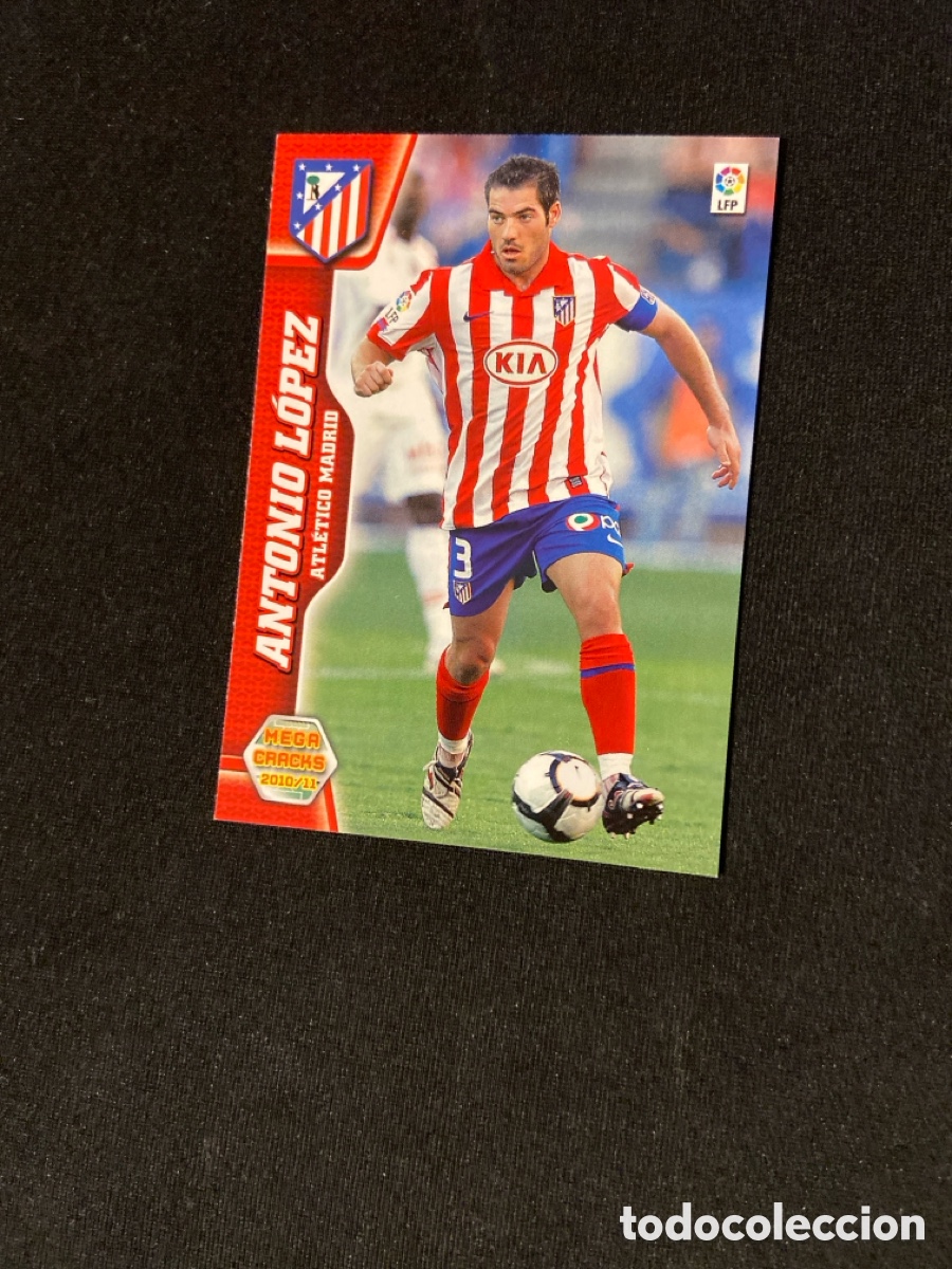 Cromos de f&uacute;tbol: ANTONIO L&Oacute;PEZ 41 (ATL&Eacute;TICO MADRID)