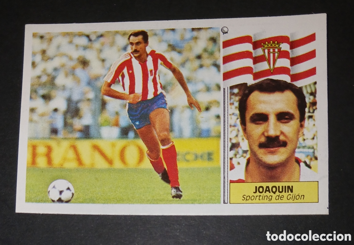 Cartes &agrave; collectionner de Football: Cromo Joaquin - Sporting de Gijon - Ediciones Este Liga 1986/1987 (86-87) - Nuevo Sin Pegar