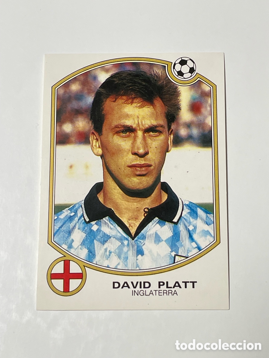 Cartes &agrave; collectionner de Football: David Platt Inglaterra Panini 92/93 #208