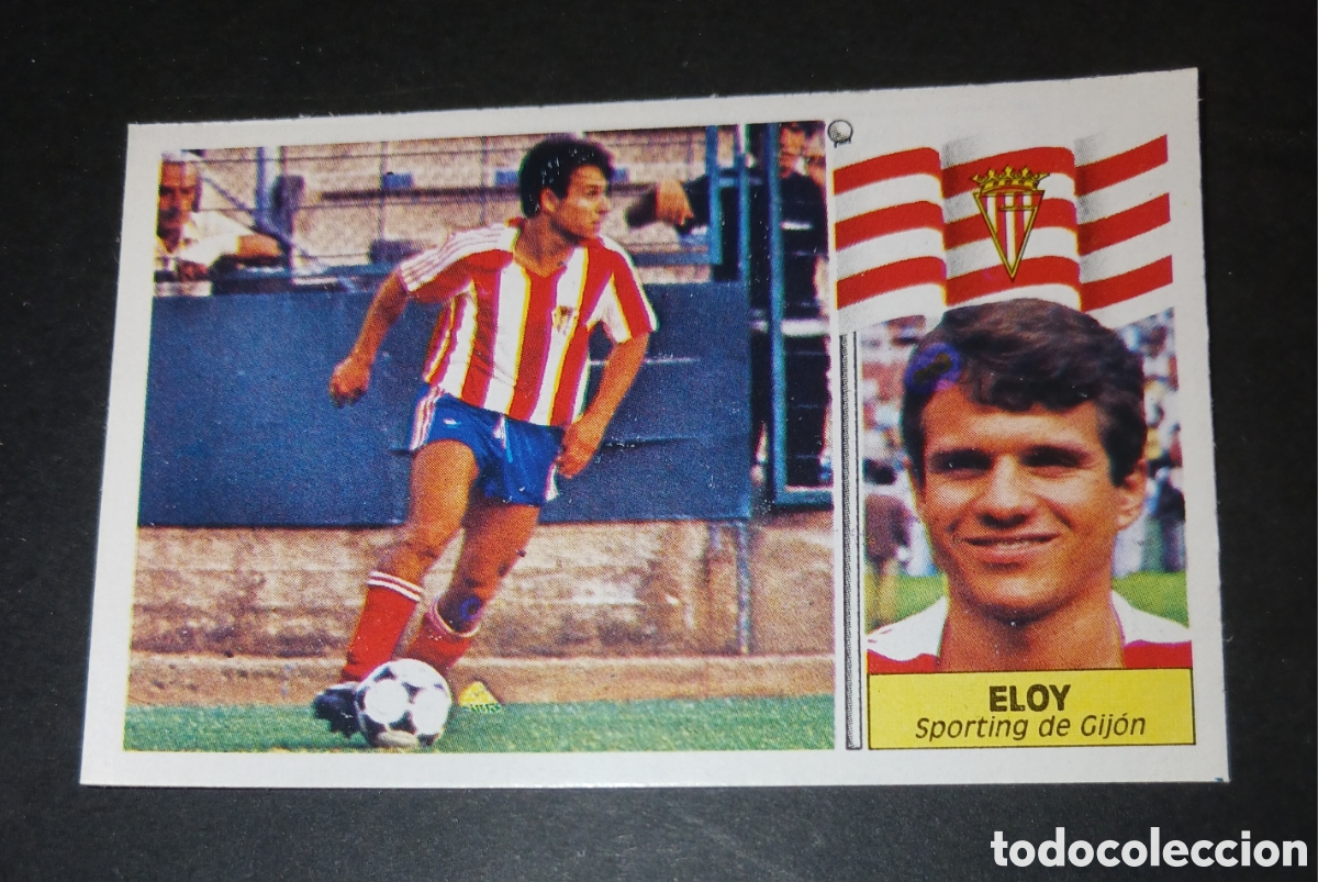Cromos de f&uacute;tbol: Cromo Eloy - Sporting de Gijon - Ediciones Este Liga 1986/1987 (86-87) - Nuevo Sin Pegar