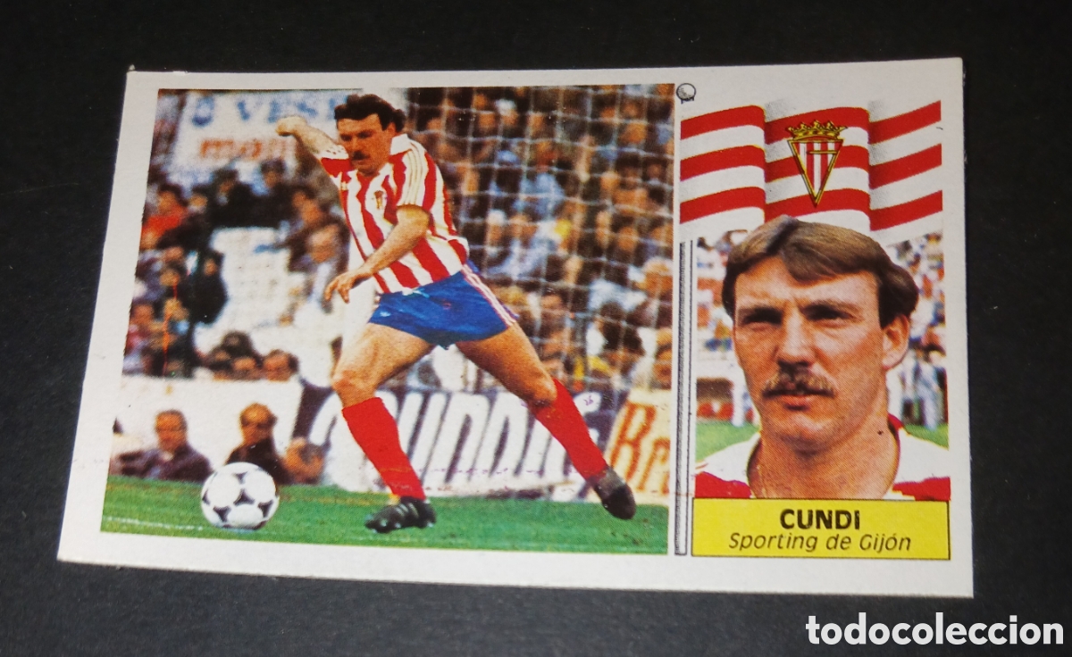 Cromos de f&uacute;tbol: Cromo Cundi - Sporting de Gijon - Ediciones Este Liga 1986/1987 (86-87) - Nuevo Sin Pegar