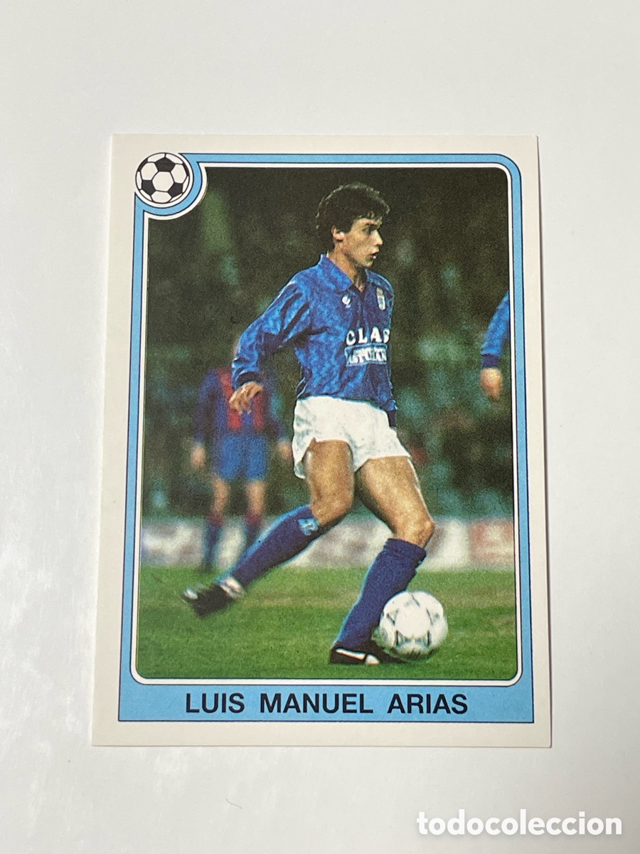 Cromos de f&uacute;tbol: Luis Manuel Arias Oviedo Panini 92/93 #88