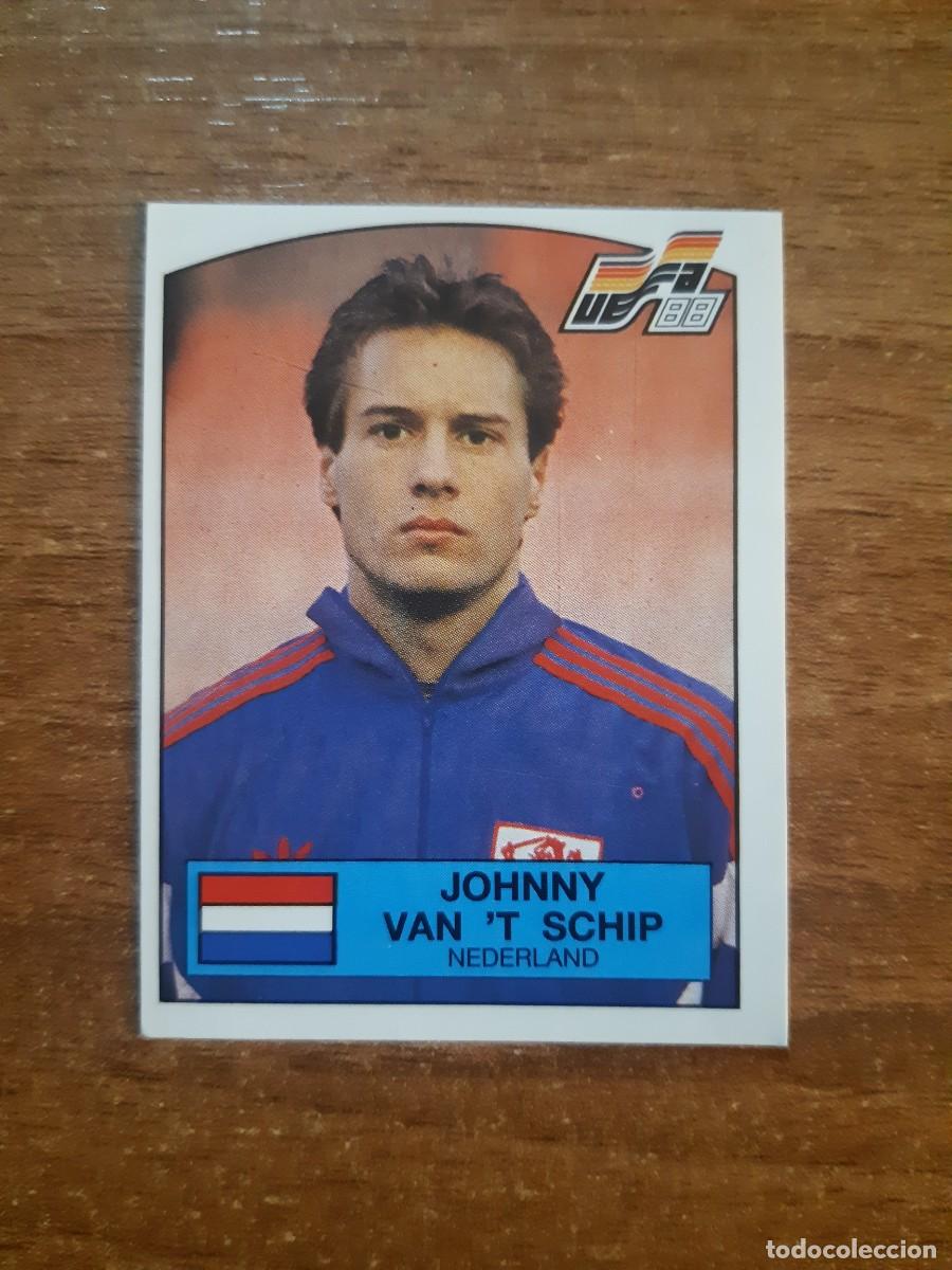 Cromos de f&uacute;tbol: N&deg;232 JOHNNY VAN'T SCHIP NEDERLAND HOLANDA EURO 88 PANINI EUROCOPA ALEMANIA 1988. NUNCA PEGADO