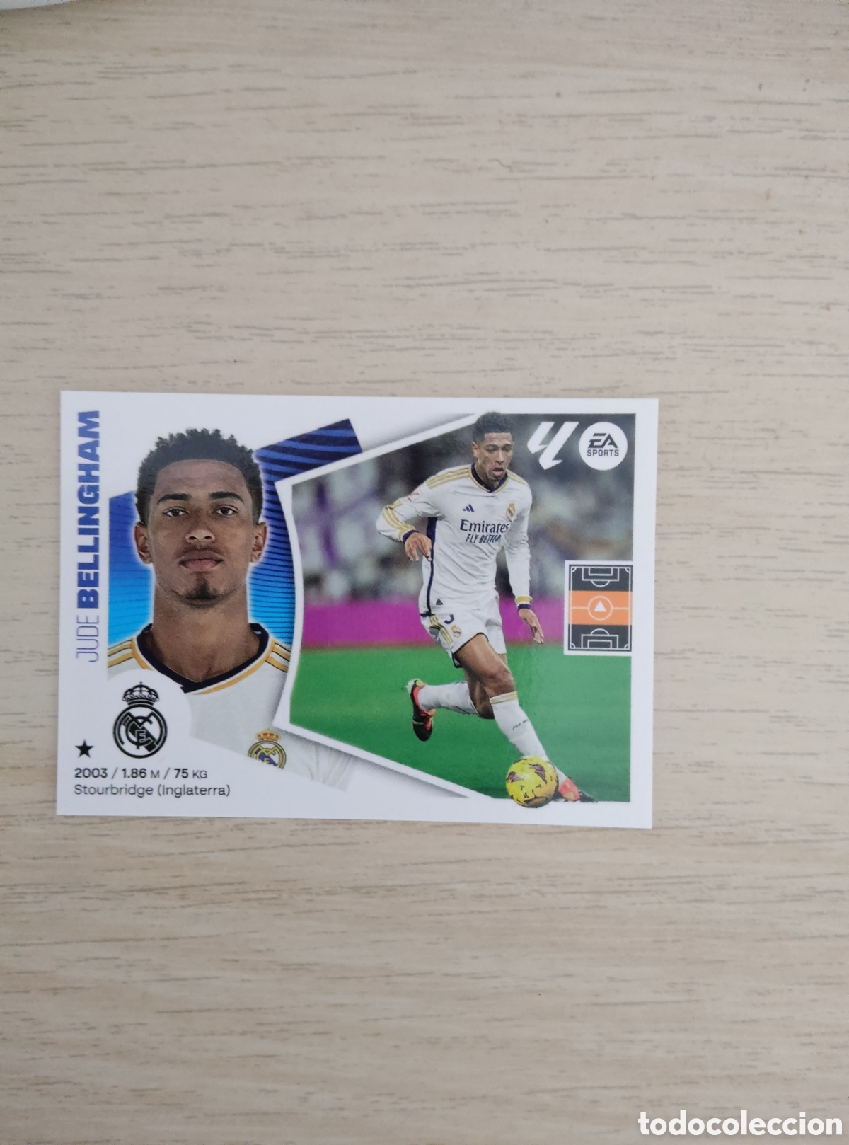Cromos de f&uacute;tbol: 16 JUDE BELLINGHAM REAL MADRID LIGA ESTE 2024 2025