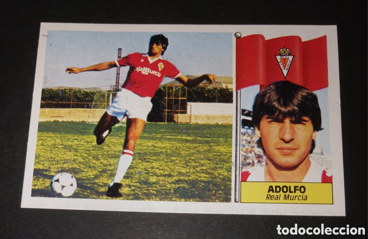 Cromos de f&uacute;tbol: Cromo Adolfo - Real Murcia - Ediciones Este Liga 1986/1987 (86-87) - Nuevo Sin Pegar
