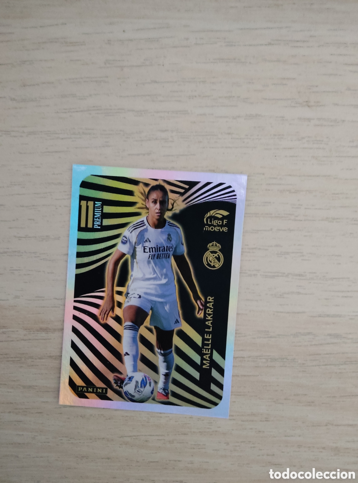Cromos de f&uacute;tbol: MAELLE LAKRAR PREMIUM REAL MADRID LIGA F 2025 2026