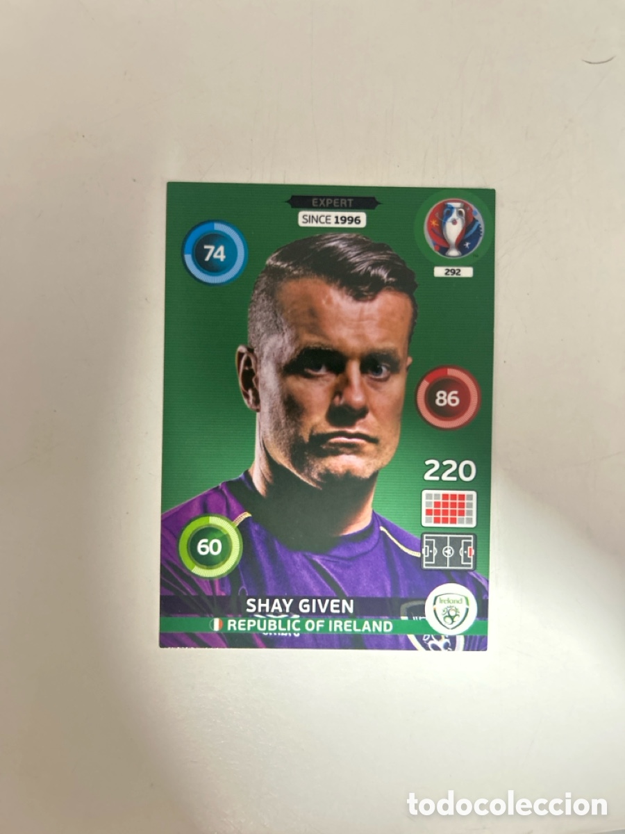 Cromos de f&uacute;tbol: Shay Given EURO2016 (292)