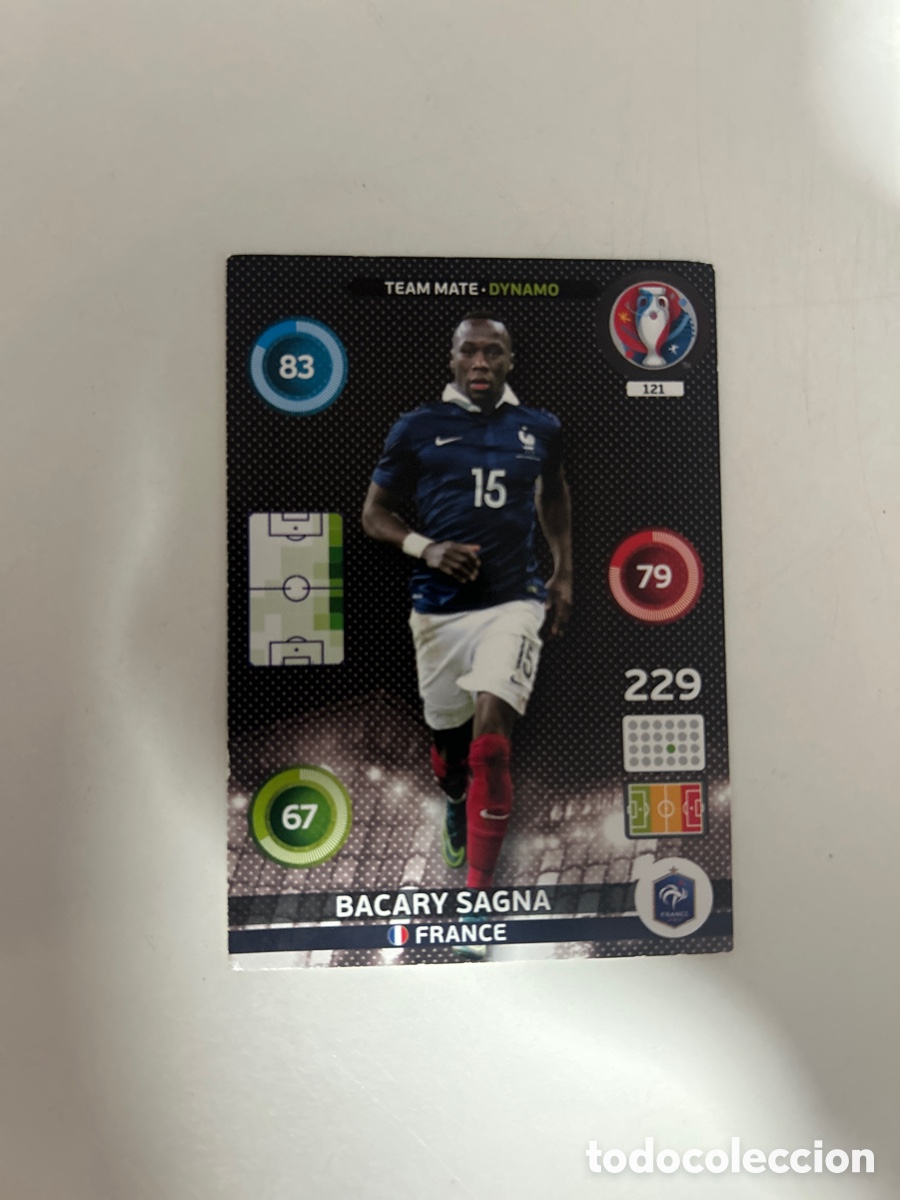 Cromos de f&uacute;tbol: Bacary Sagna EURO 2016 (121)