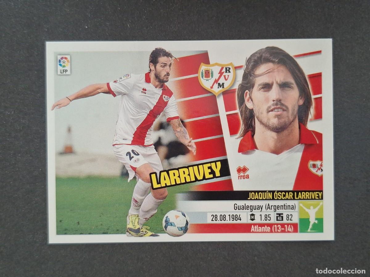 Cromos de f&uacute;tbol: L5 LARRIVEY RAYO VALLECANO FICHAJE 41 LIGA ESTE 2013 2014 13 14 NUNCA PEGADO SIN PEGAR