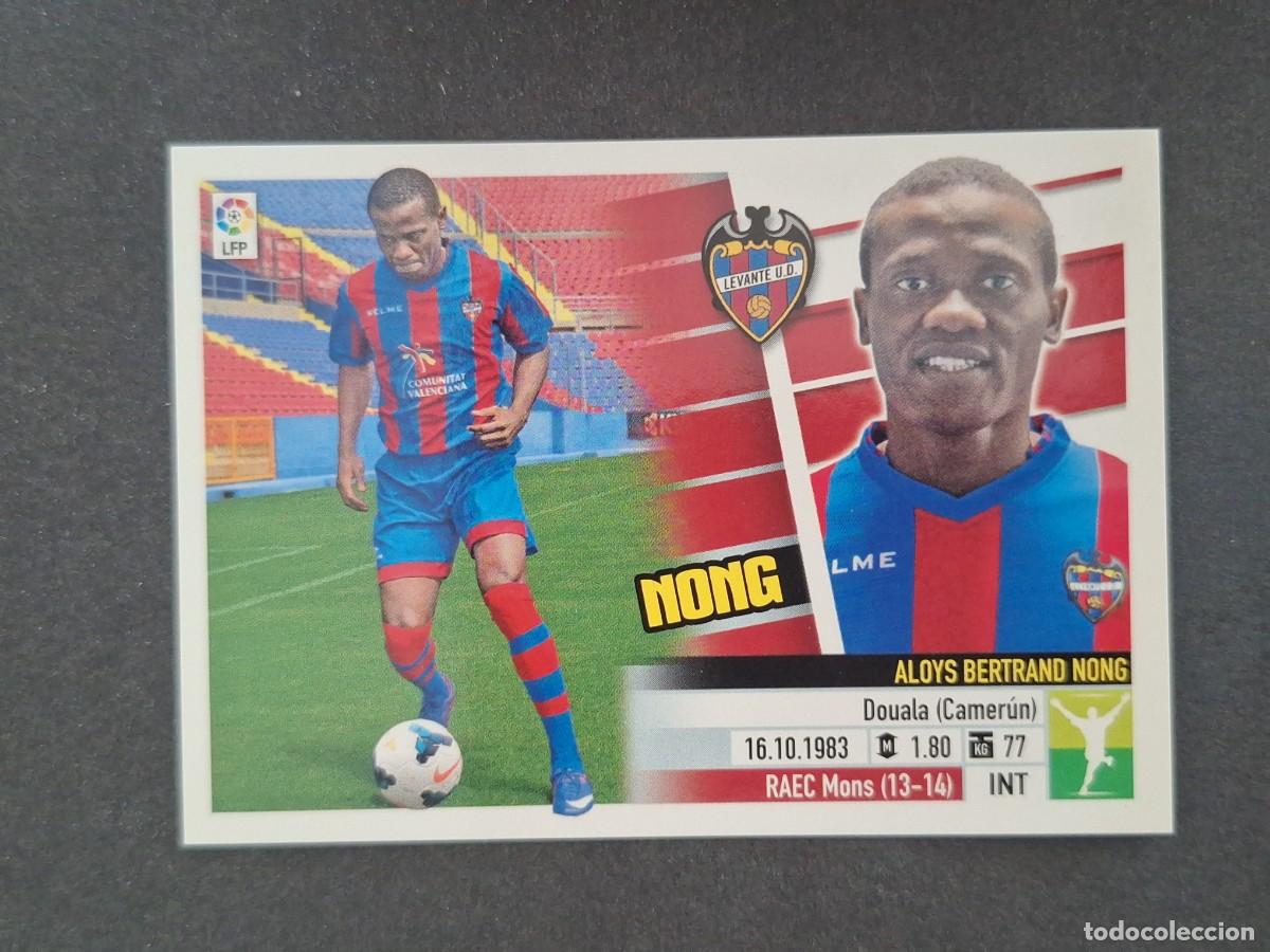 Cromos de f&uacute;tbol: L5 NONG LEVANTE U. D. FICHAJE 46 LIGA ESTE 2013 2014 13 14 NUNCA PEGADO SIN PEGAR