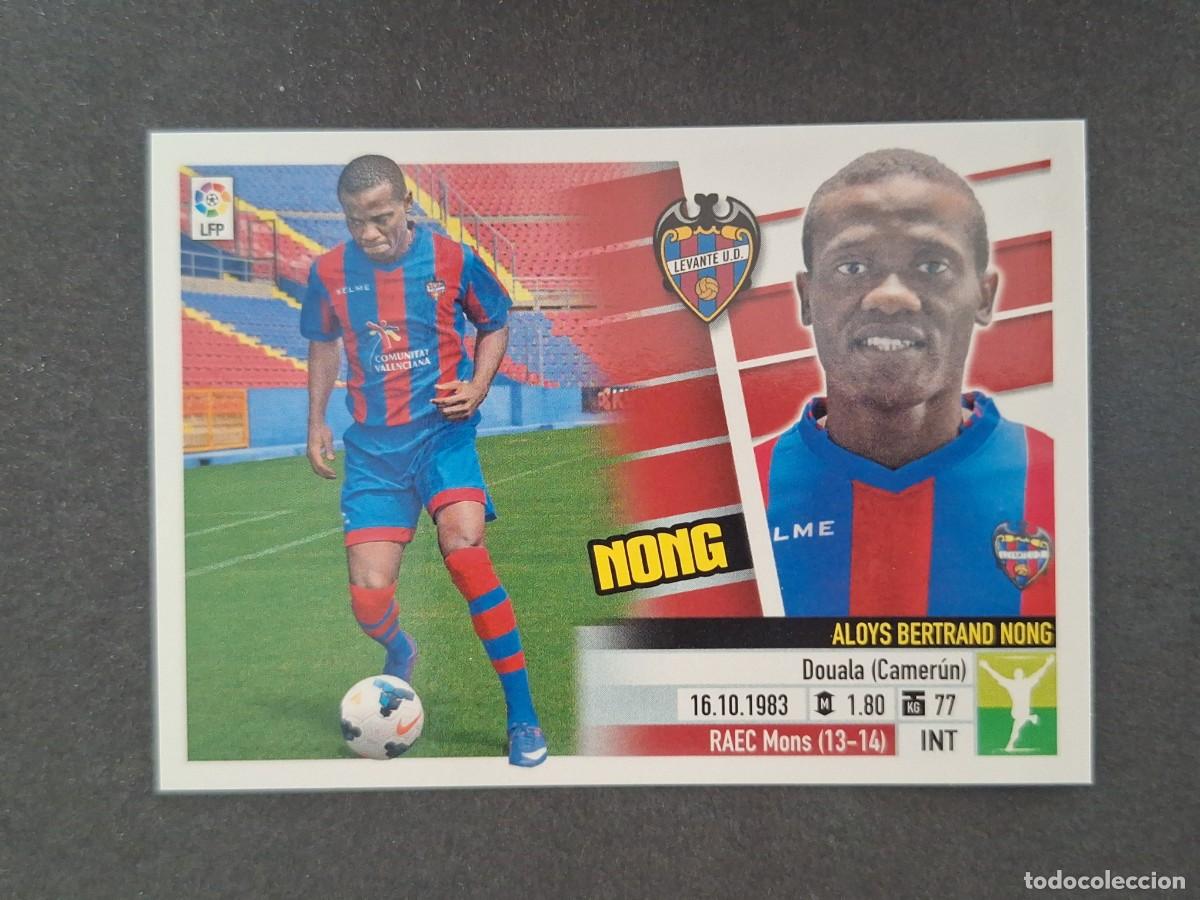 Cromos de f&uacute;tbol: L5 NONG LEVANTE U. D. FICHAJE 46 LIGA ESTE 2013 2014 13 14 NUNCA PEGADO SIN PEGAR