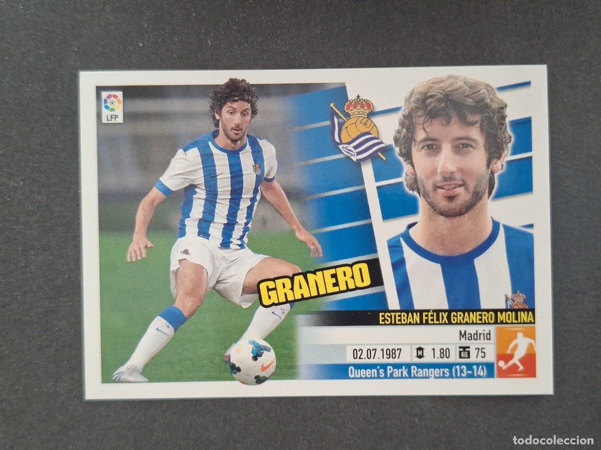 Cromos de f&uacute;tbol: L5 GRANERO REAL SOCIEDAD FICHAJE 48 LIGA ESTE 2013 2014 13 14 NUNCA PEGADO SIN PEGAR