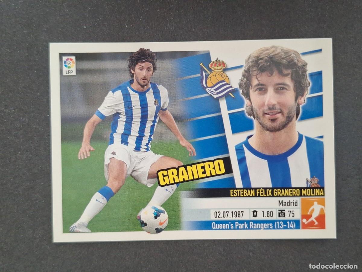 Cromos de f&uacute;tbol: L5 GRANERO REAL SOCIEDAD FICHAJE 48 LIGA ESTE 2013 2014 13 14 NUNCA PEGADO SIN PEGAR