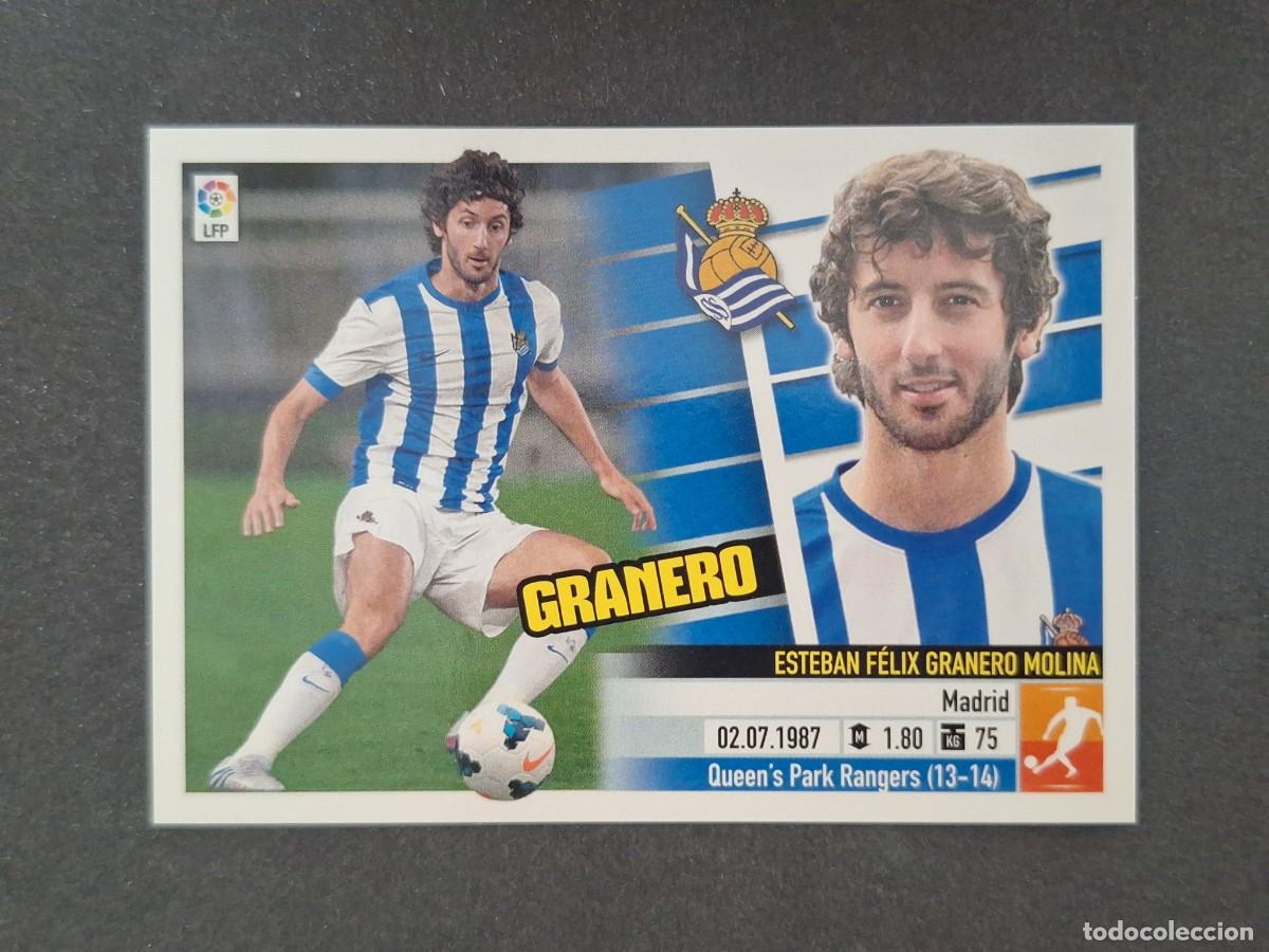 Cromos de f&uacute;tbol: L5 GRANERO REAL SOCIEDAD FICHAJE 48 LIGA ESTE 2013 2014 13 14 NUNCA PEGADO SIN PEGAR