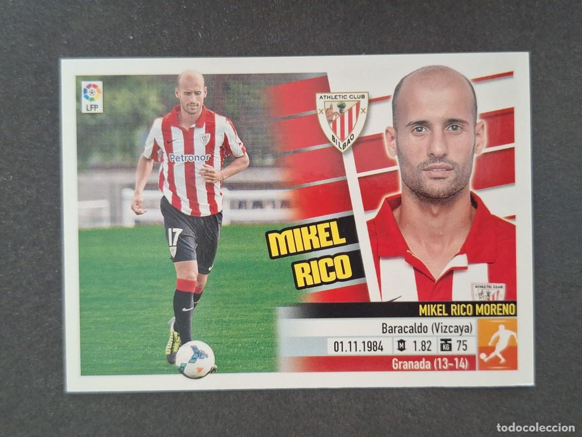 Cromos de f&uacute;tbol: L5 MIKEL RICO ATHLETIC CLUB DE BILBAO FICHAJE 51 LIGA ESTE 2013 2014 13 14 NUNCA PEGADO SIN PEGAR
