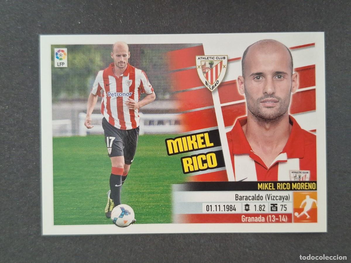 Cromos de f&uacute;tbol: L5 MIKEL RICO ATHLETIC CLUB DE BILBAO FICHAJE 51 LIGA ESTE 2013 2014 13 14 NUNCA PEGADO SIN PEGAR