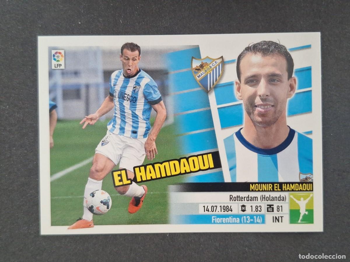 Cromos de f&uacute;tbol: L5 EL HAMDAOUI MALAGA C. F. FICHAJE 57 LIGA ESTE 2013 2014 13 14 NUNCA PEGADO SIN PEGAR