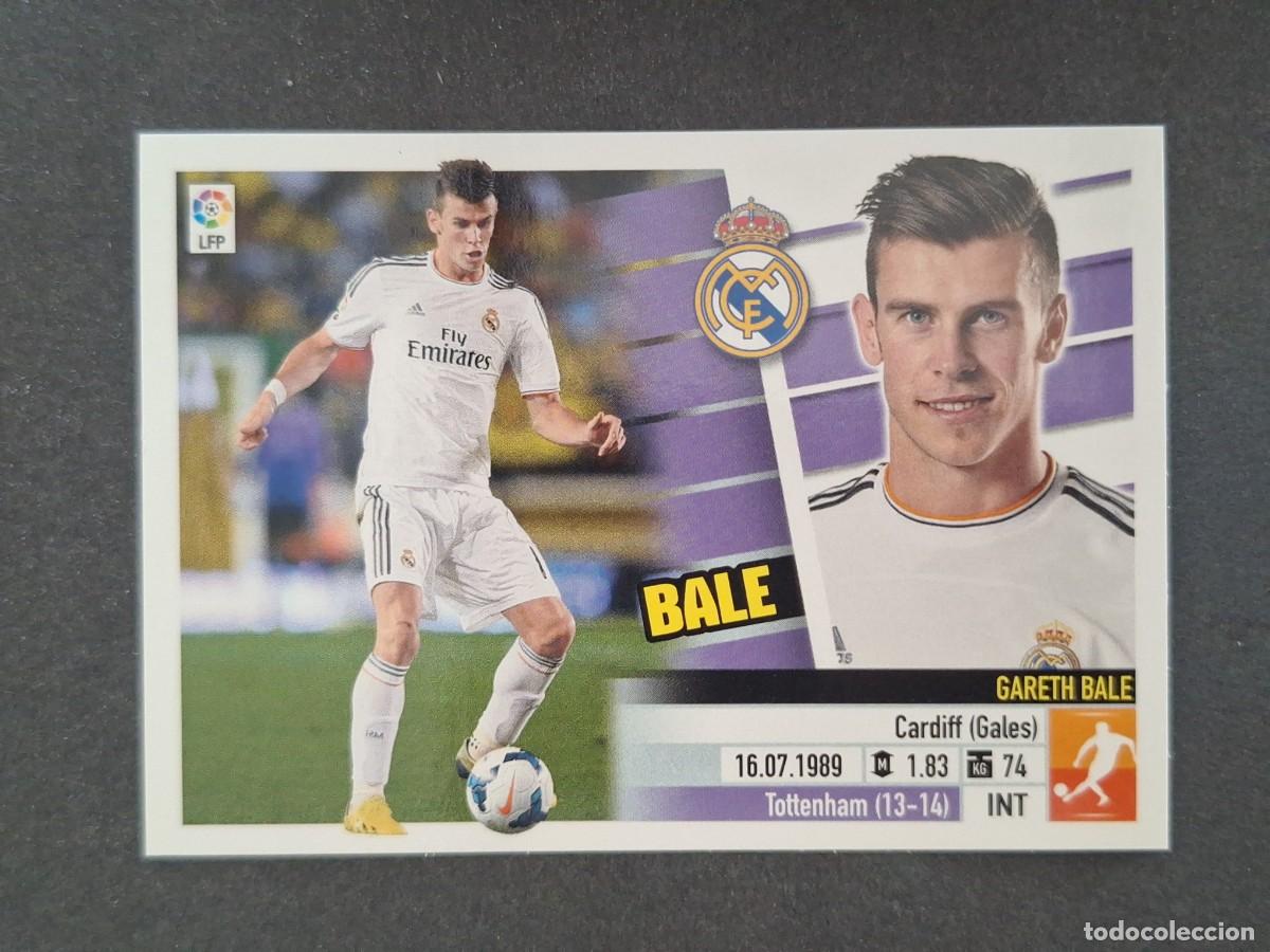 Cromos de f&uacute;tbol: L5 BALE REAL MADRID FICHAJE 60 LIGA ESTE 2013 2014 13 14 NUNCA PEGADO SIN PEGAR