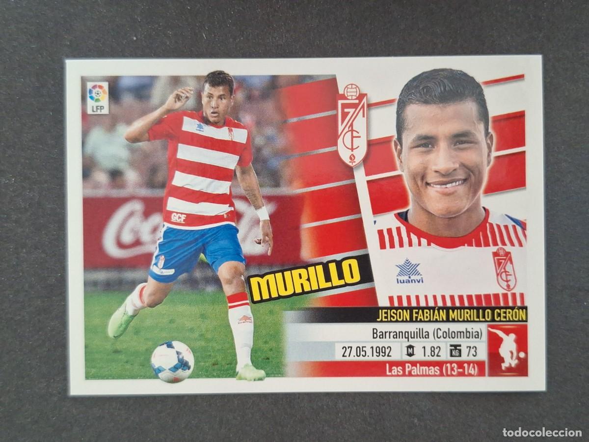 Cromos de f&uacute;tbol: L5 MURILLO GRANADA C. F. FICHAJE 61 BIS LIGA ESTE 2013 2014 13 14 NUNCA PEGADO SIN PEGAR