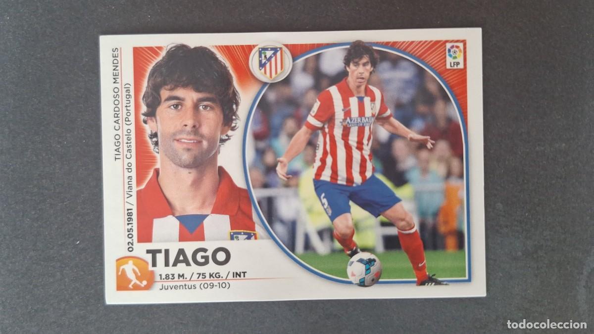 Cromos de f&uacute;tbol: L4 TIAGO ATLETICO DE MADRID LIGA ESTE 2014 2015 14 15 NUNCA PEGADO SIN PEGAR