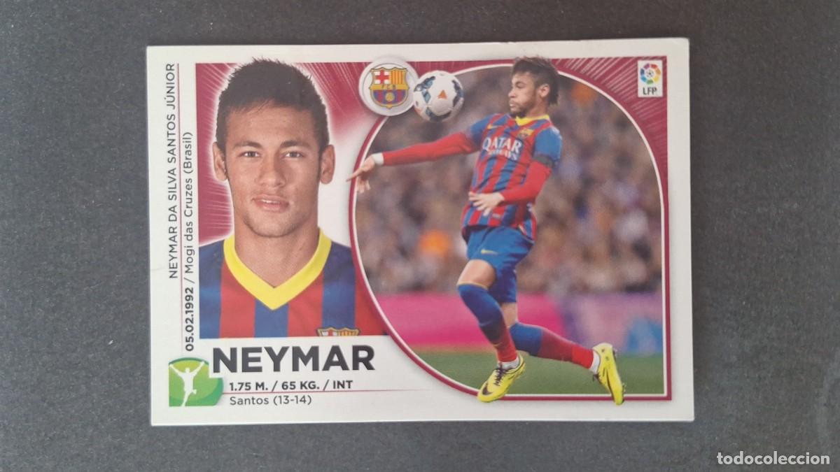 Football Stickers: L4 NEYMAR F. C. BARCELONA LIGA ESTE 2014 2015 14 15 NUNCA PEGADO SIN PEGAR