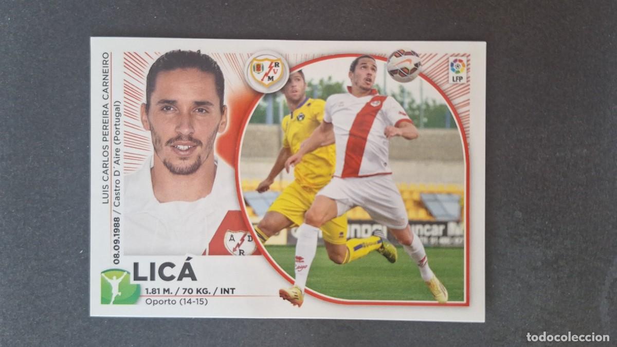 Cromos de f&uacute;tbol: L4 LICA RAYO VALLECANO LIGA ESTE 2014 2015 14 15 NUNCA PEGADO SIN PEGAR