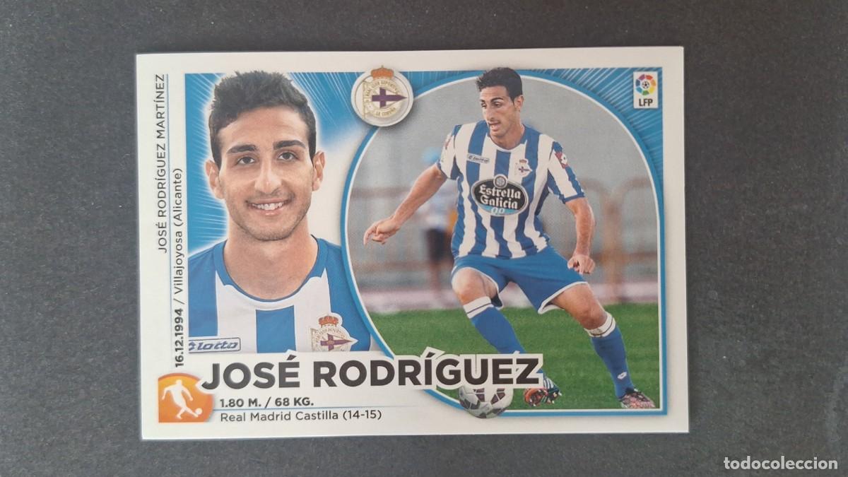 Cromos de f&uacute;tbol: L4 JOSE RODRIGUEZ DEPORTIVO DE LA CORU&Ntilde;A COLOCA LIGA ESTE 2014 2015 14 15 NUNCA PEGADO SIN PEGAR