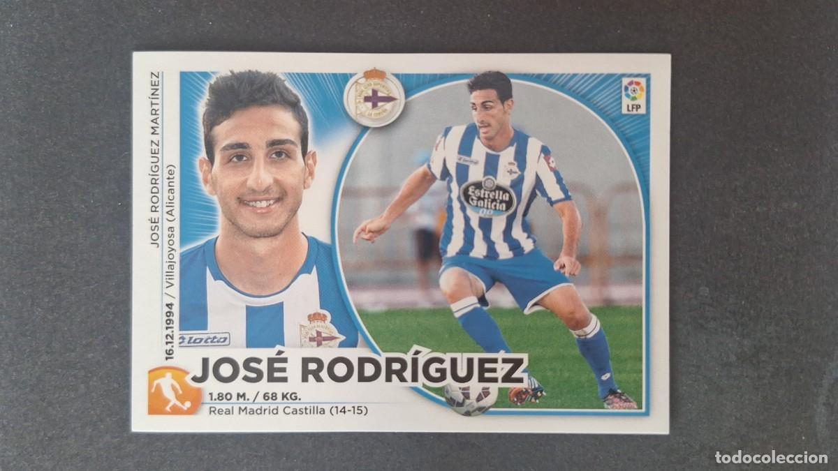 Cromos de f&uacute;tbol: L4 JOSE RODRIGUEZ DEPORTIVO DE LA CORU&Ntilde;A COLOCA LIGA ESTE 2014 2015 14 15 NUNCA PEGADO SIN PEGAR