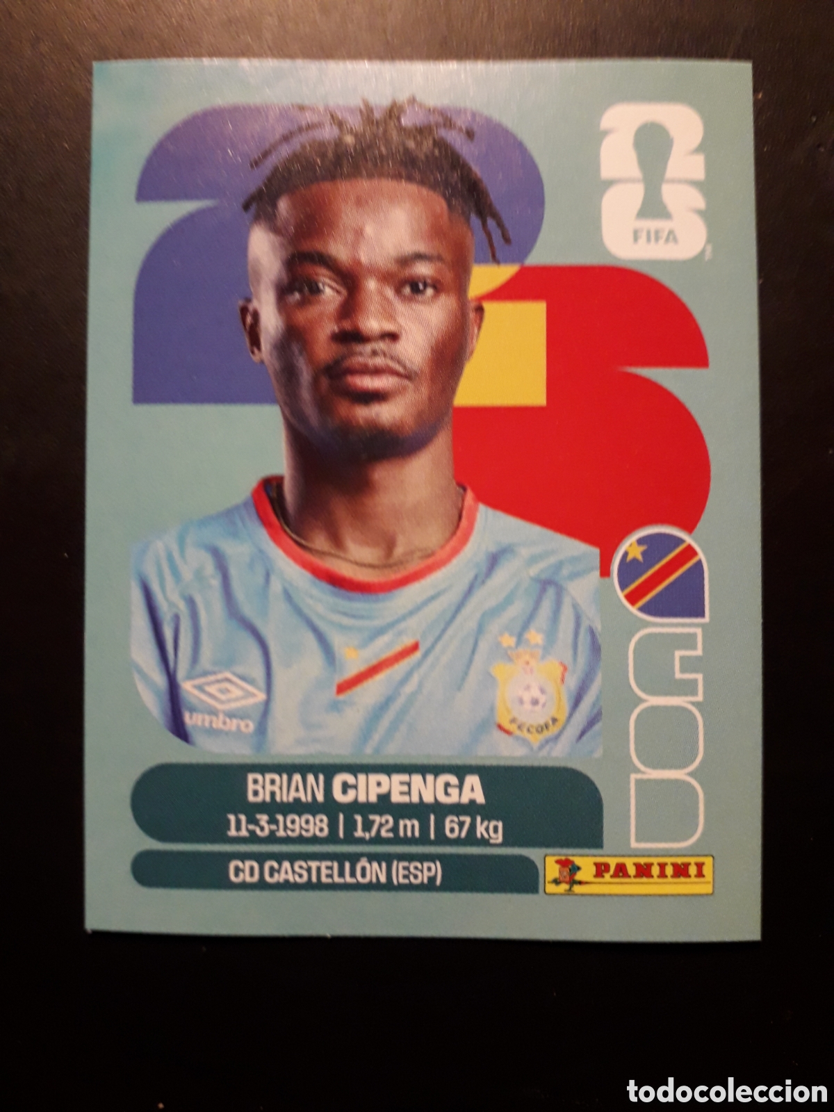 Cromos de f&uacute;tbol: CIPENGA CONGO COD 17 MUNDIAL F&Uacute;TBOL 2026 FIFA WORLD CUP PANINI SIN PEGAR PEDIDO M&Iacute;NIMO 3&euro;