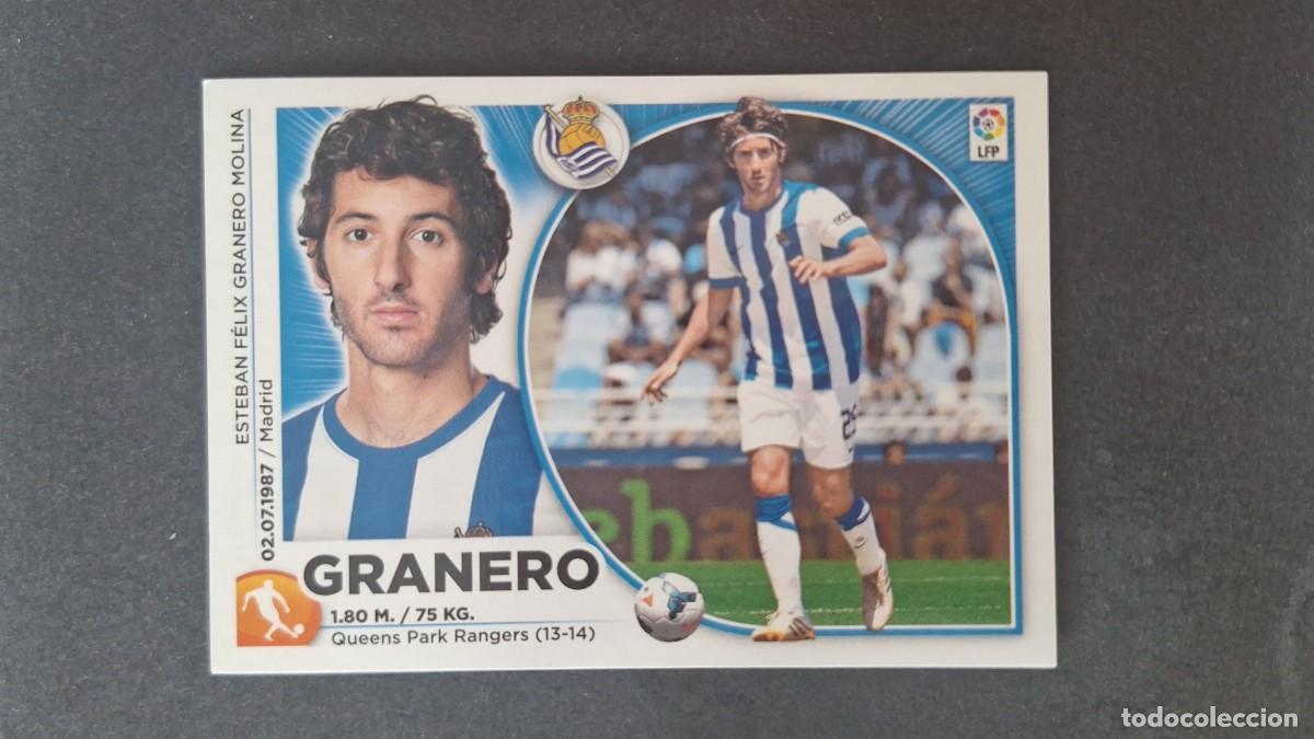 Cromos de f&uacute;tbol: L4 GRANERO REAL SOCIEDAD COLOCA LIGA ESTE 2014 2015 14 15 NUNCA PEGADO SIN PEGAR