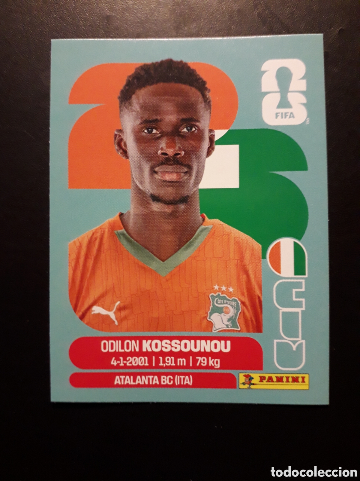 Cromos de f&uacute;tbol: KOSSOUNOU COSTA DE MARFIL CIV 5 MUNDIAL F&Uacute;TBOL 2026 FIFA WORLD CUP PANINI SIN PEGAR PEDIDO M&Iacute;NIMO 3&euro;
