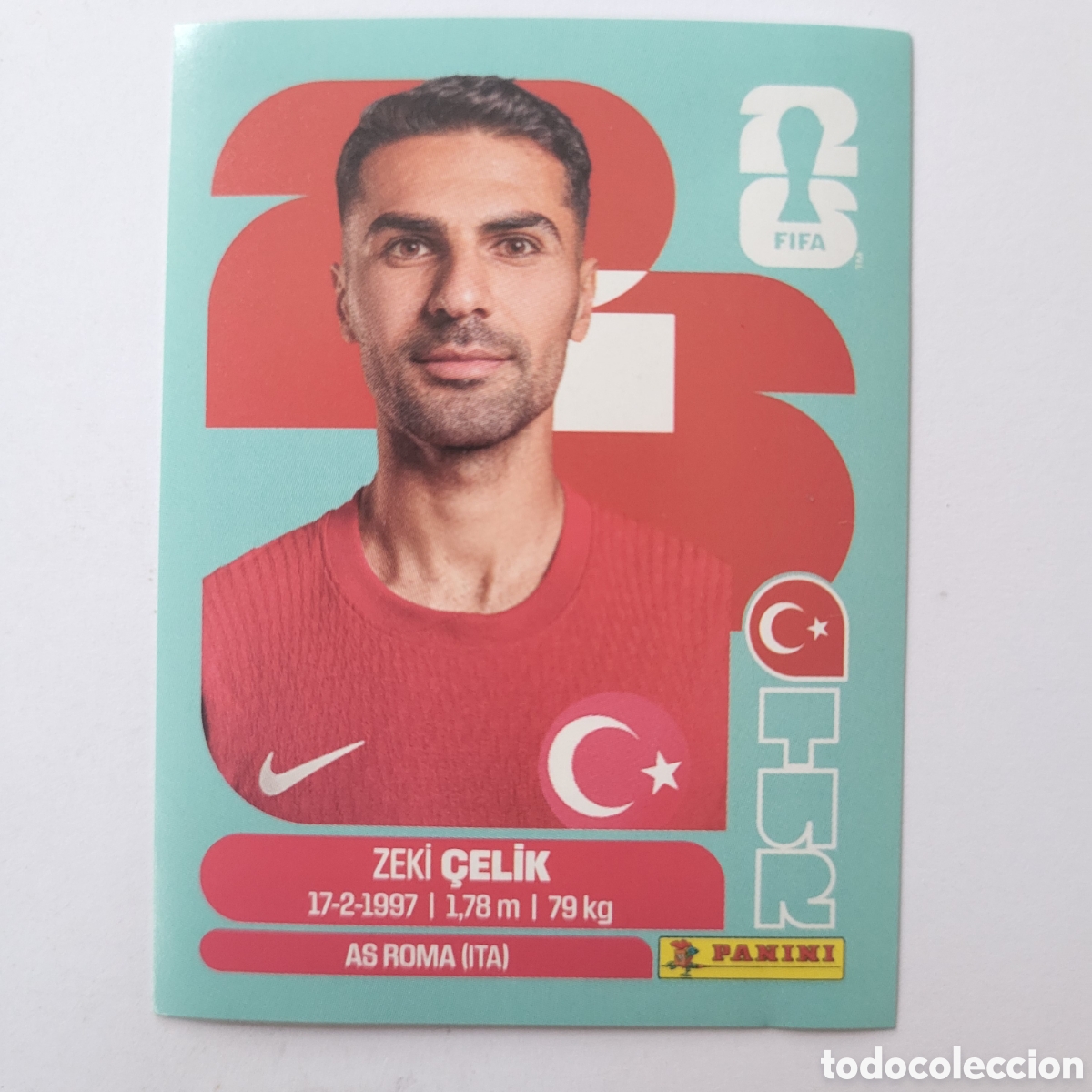 Cromos de Futebol: TUR 4 Zeki Celik [Sticker] / FIFA World Cup 2026