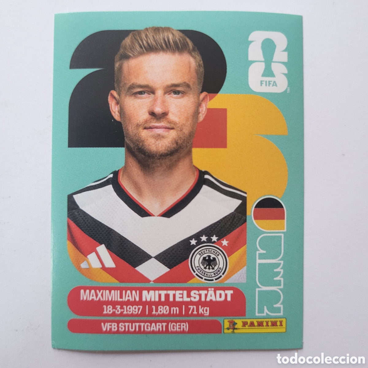 Cromos de Futebol: GER 9 Maximilian Mittelstadt [Sticker] / FIFA World Cup 2026