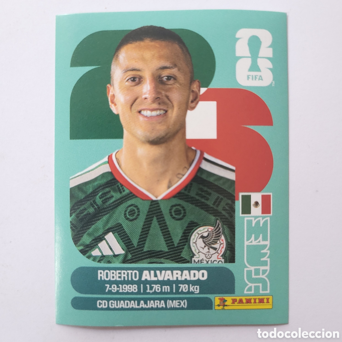Fu&szlig;ball-Sticker: MEX 19 Roberto Alvarado [Sticker] / FIFA World Cup 2026