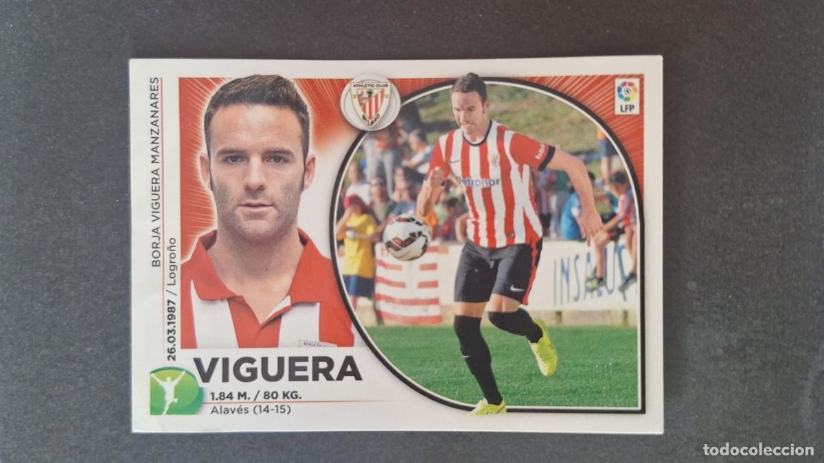 Figurine di Calcio: L4 VIGUERA ATHLETIC CLUB DE BILBAO FICHAJE 6 LIGA ESTE 2014 2015 14 15 NUNCA PEGADO SIN PEGAR