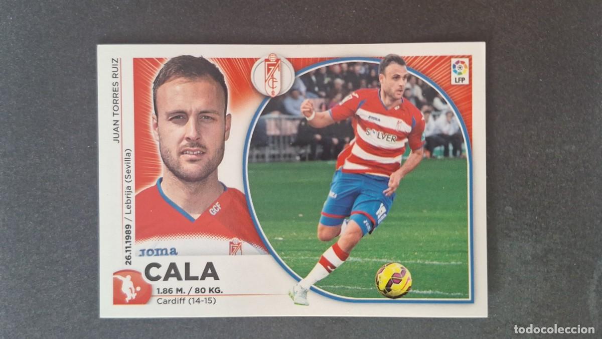 Cromos de f&uacute;tbol: L4 CALA GRANADA C. F. MERCADO INVIERNO LIGA ESTE 2014 2015 14 15 NUNCA PEGADO SIN PEGAR