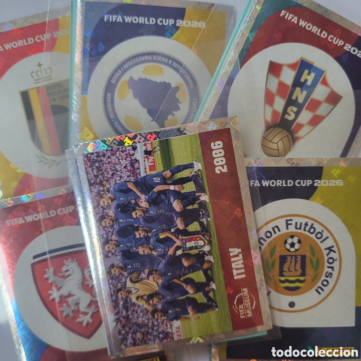 Cromos de f&uacute;tbol: [LOTE] 10 STICKERS SECRET PACK / FIFA World Cup 2026