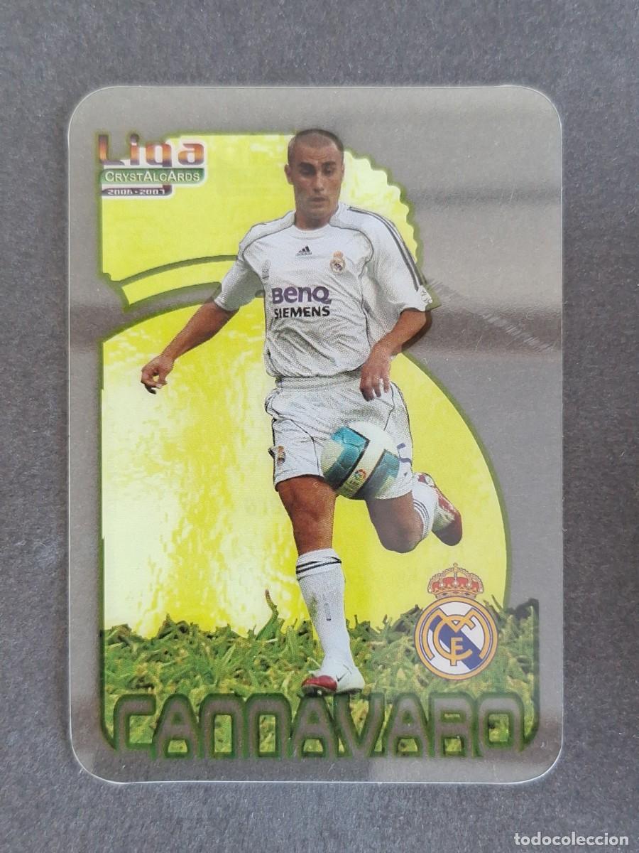 Cartes &agrave; collectionner de Football: L1 CANNAVARO REAL MADRID 24 MUNDICROMO CRYSTALCARDS LIGA 2006 2007 06 07