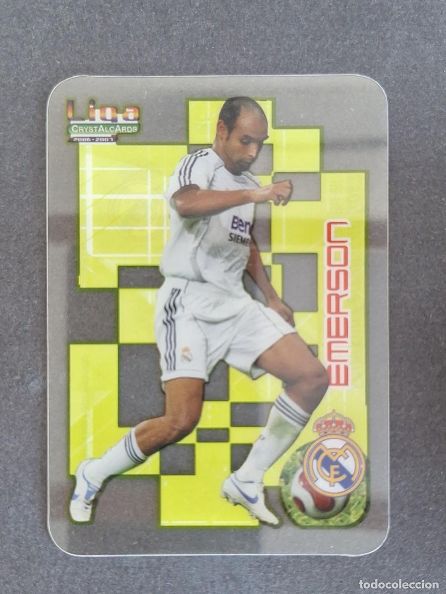 Cartes &agrave; collectionner de Football: L1 EMERSON REAL MADRID 28 MUNDICROMO CRYSTALCARDS LIGA 2006 2007 06 07