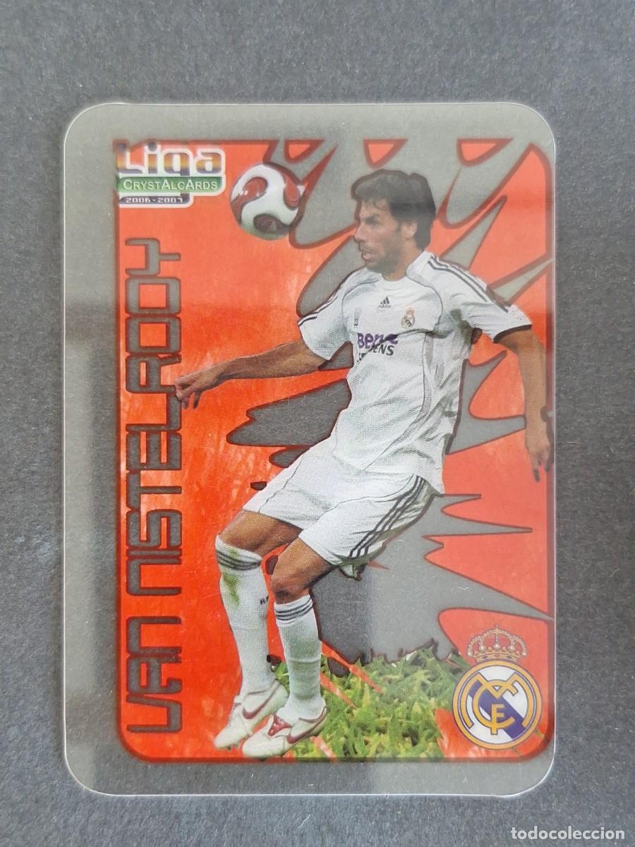 Cromos de f&uacute;tbol: L1 VAN NISTELROOY REAL MADRID 33 MUNDICROMO CRYSTALCARDS LIGA 2006 2007 06 07