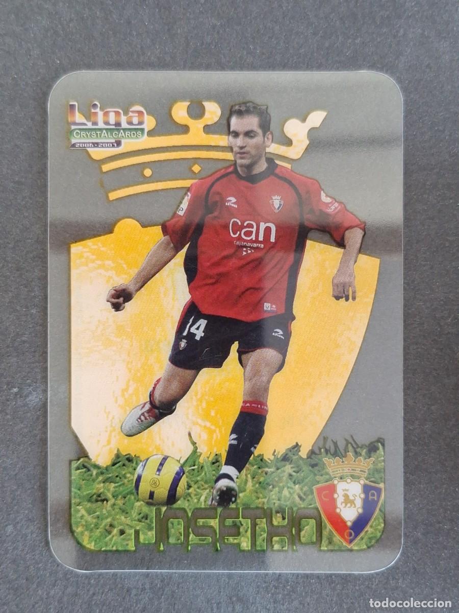 Football Stickers: L1 JOSETXO C. A. OSASUNA 61 MUNDICROMO CRYSTALCARDS LIGA 2006 2007 06 07