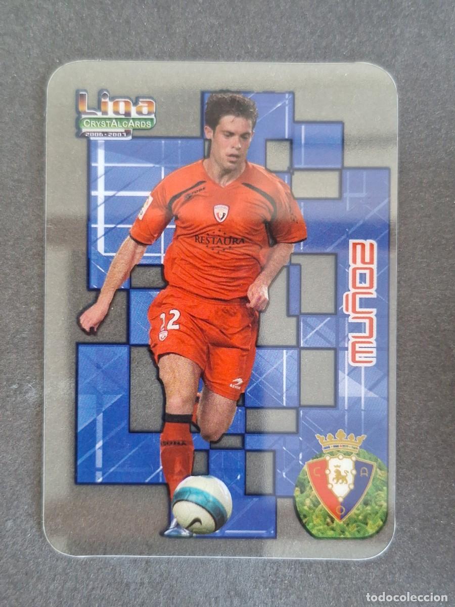 Football Stickers: L1 MU&Ntilde;OZ C. A. OSASUNA 66 MUNDICROMO CRYSTALCARDS LIGA 2006 2007 06 07