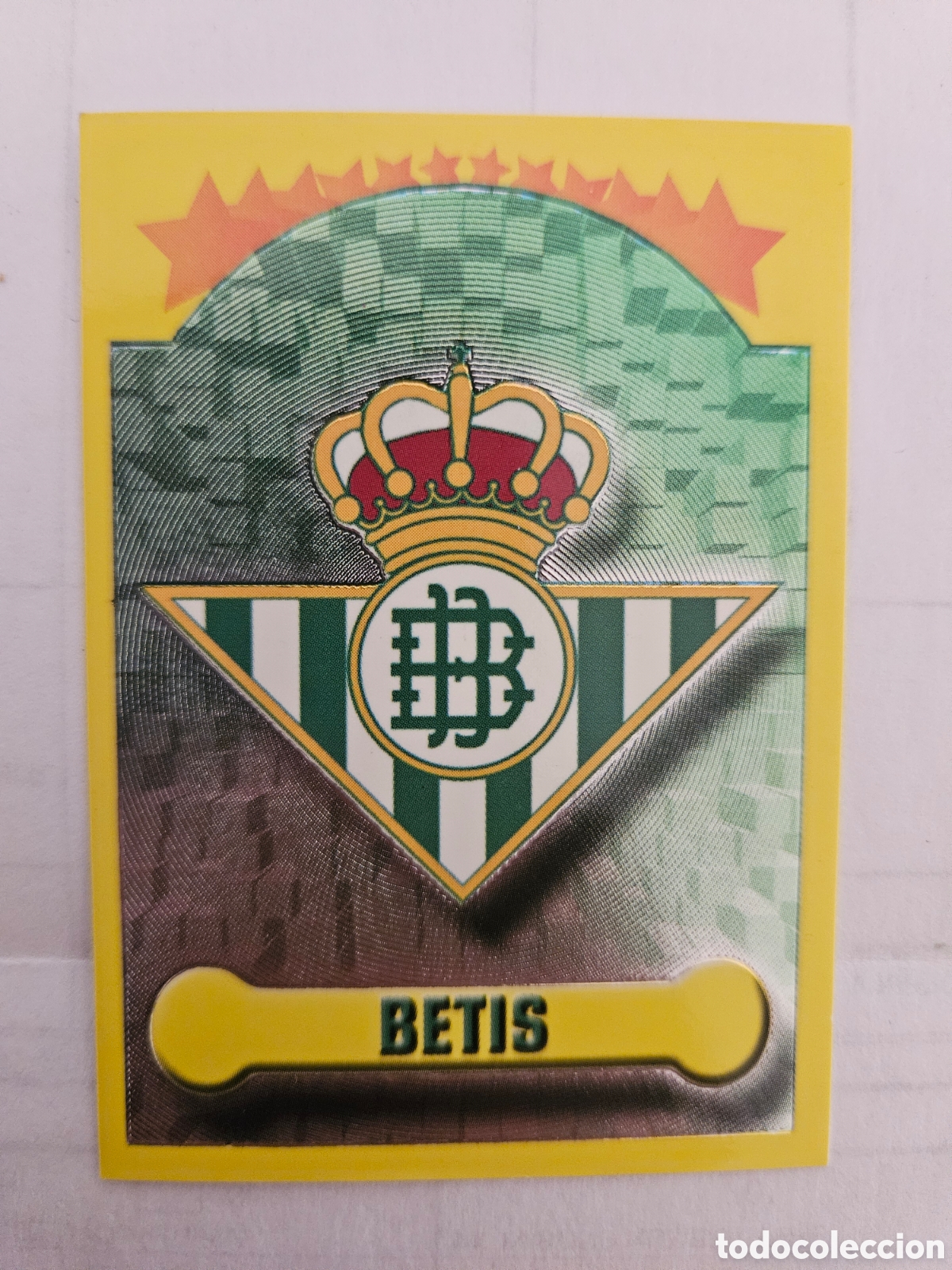 Football Stickers: ESCUDO REAL BETIS BALOMPIE 191 PANINI LIGA 1999/2000 99 00 NUNCA PEGADO SIN PEGAR