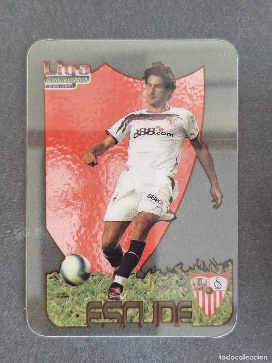 Cromos de f&uacute;tbol: L1 ESCUDE SEVILLA F. C. 79 MUNDICROMO CRYSTALCARDS LIGA 2006 2007 06 07