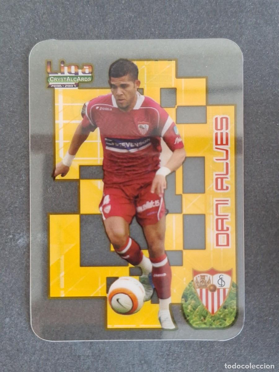 Cromos de f&uacute;tbol: L1 DANI ALVES SEVILLA F. C. 80 MUNDICROMO CRYSTALCARDS LIGA 2006 2007 06 07